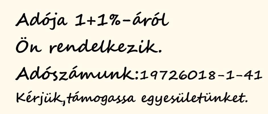 Rendelkezzen adója 1%-áról